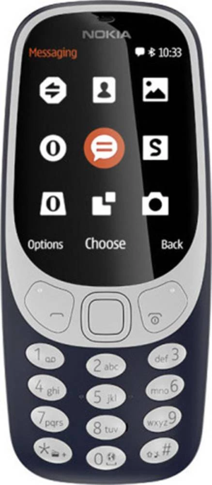 Nokia 3310 Dual-SIM-Handy plave boje - Kultni mobitel je opet tu! slika