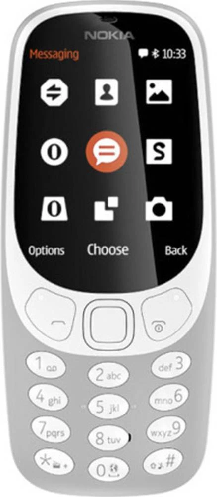 Nokia 3310 Dual-SIM-Handy sive boje - Kultni mobitel je opet tu! slika