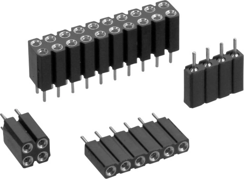 Letva sa ženskim kontaktima, mjere rastera: 2.54 mm ukupan broj polova: 24 TRU Components 1 kom. slika