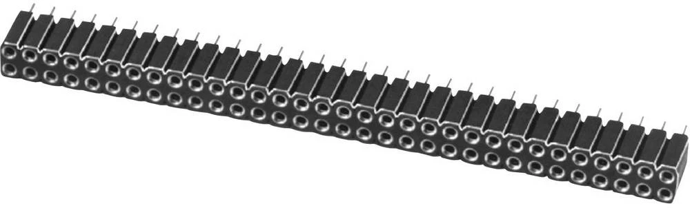 Letva sa ženskim kontaktima (precizna), broj redova: 2 broj polova na red: 14 TRU Components TC-0306-028-2-50-00 1 kom. slika