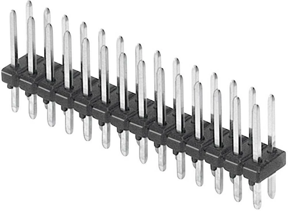 Letva s muškim kontaktima (standardna) broj redova: 2 broj polova na red: 2 TRU Components TC-18884-13-004-00 1 kom. slika