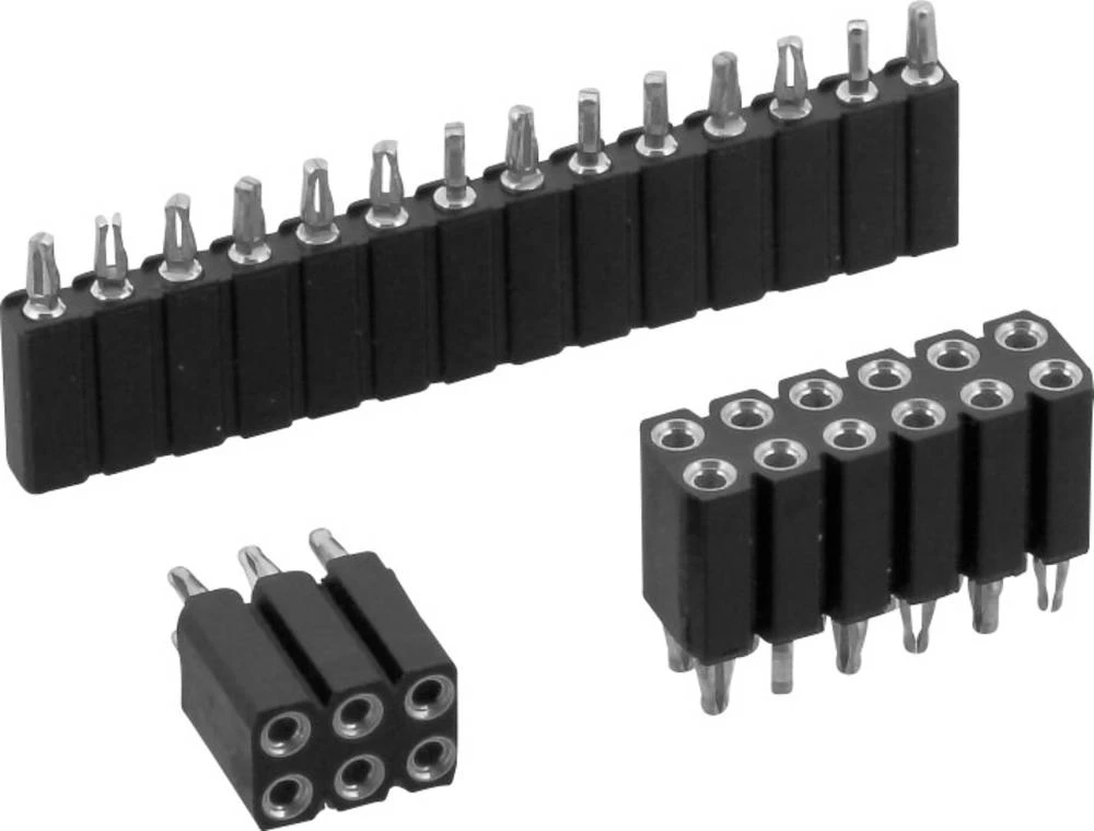 Letva sa ženskim kontaktima (precizna), broj redova: 1 broj polova na red: 50 TRU Components TC-0306-050-1-50-00 1 kom. slika