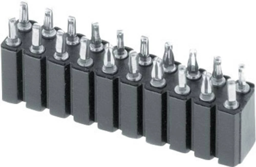 Letva sa ženskim kontaktima (precizna), broj redova: 2 broj polova na red: 20 TRU Components TC-0306PF-040-2-50-00 1 kom. slika