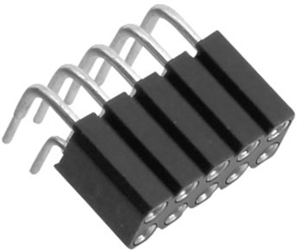 Letva sa ženskim kontaktima (precizna), broj redova: 2 broj polova na red: 2 TRU Components TC-0308-004-2-50-00 1 kom. slika