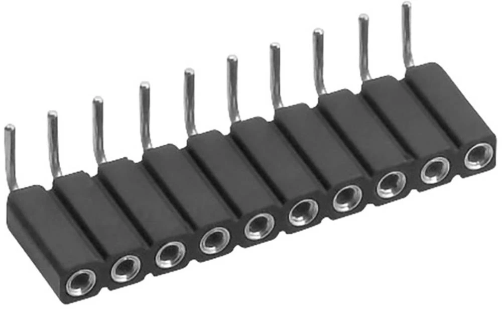 Letva sa ženskim kontaktima (precizna), broj redova: 1 broj polova na red: 40 TRU Components TC-0308-040-1-50-00 1 kom. slika