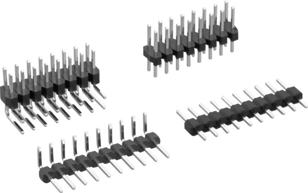 Letva s muškim kontaktima (standardna) broj redova: 1 broj polova na red: 20 TRU Components TC-0628-100-020-00 1 kom. slika