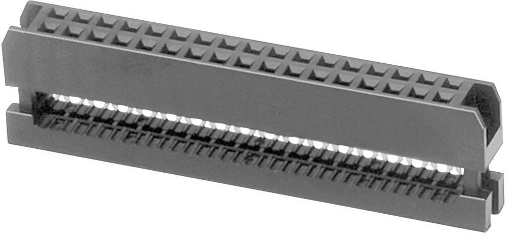Letva sa ženskim kontaktima, mjere rastera: 2 mm ukupan broj polova: 34 TRU Components 1 kom. slika