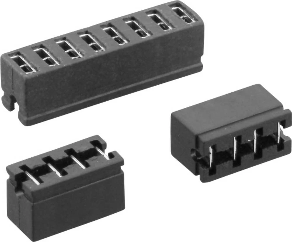 Mostić za kratki spoj, mjere rastera: 2 mm broj polova na red:2 TRU Components TC-072261-02-10-00 sadržaj: 1 kom. slika