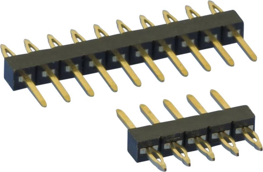Letva s muškim kontaktima (standardna) broj redova: 1 broj polova na red: 2 TRU Components TC-1886S-12-002-00 1 kom. slika
