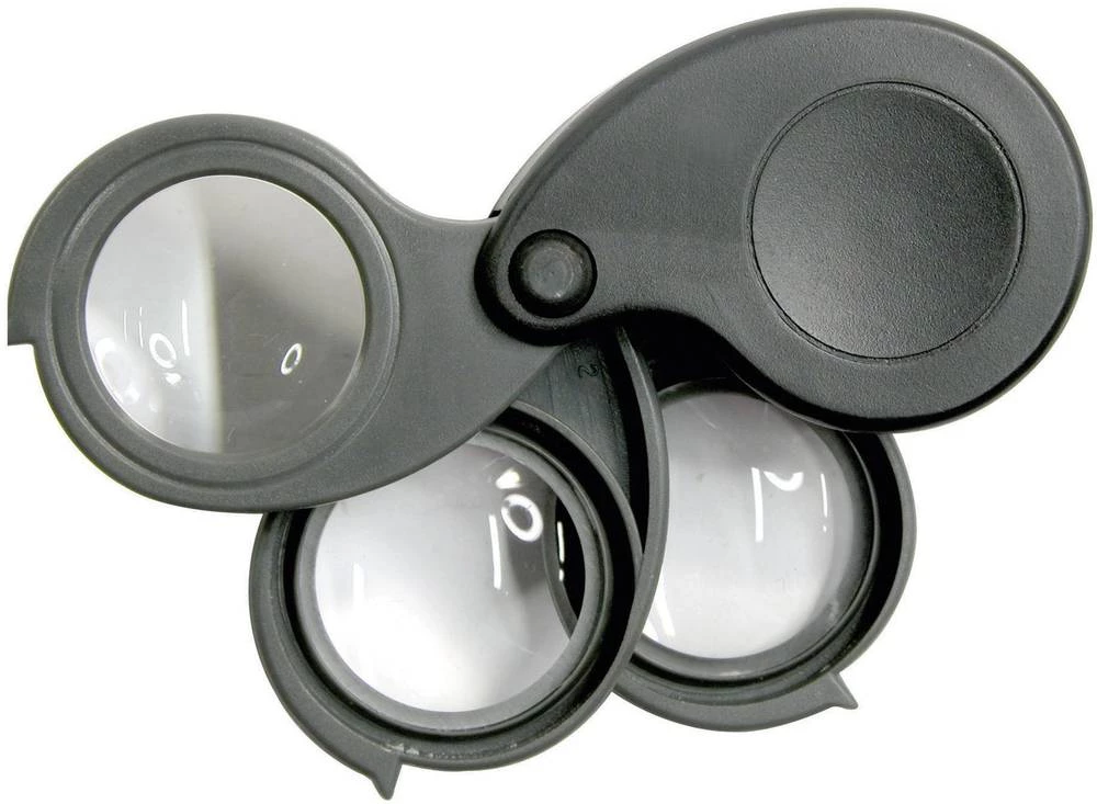 Povećalo za elektronike, promjer leće: 27 mm 1 kom. Magnifier5.10.15x Conrad Components (D x Š  x V) 61 x 42 x 28 mm slika