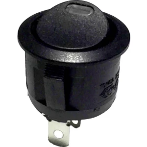 Klecni prekidač 250 V/AC 6 A 1 x isklop/uklop R13-112L B/B RED 3V bez povrata 1 kom. slika