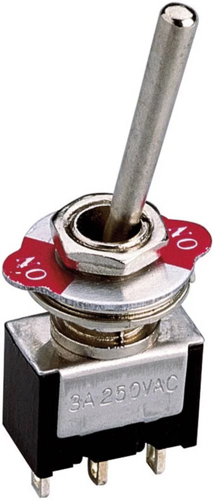 Prevjesni prekidač 250 V/AC 3 A 2 x uklop/uklop 6P 2 bez povrata 1 kom. slika