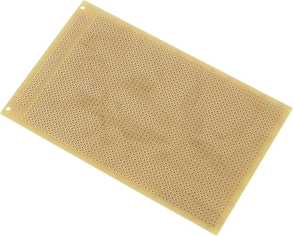 Ploča tiskane pločice, tvrdi papir (D x Š ) 160 mm x 100 mm 35 µm mjere rastera 2.54 mm Conrad Components SU527441 sadržaj: slika