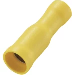 Okrugla utična čahura 4 mm˛ 6 mm˛, promjer kontakta: 5 mm potpuno izolirana, žute boje Conrad Components 739095 50 kom