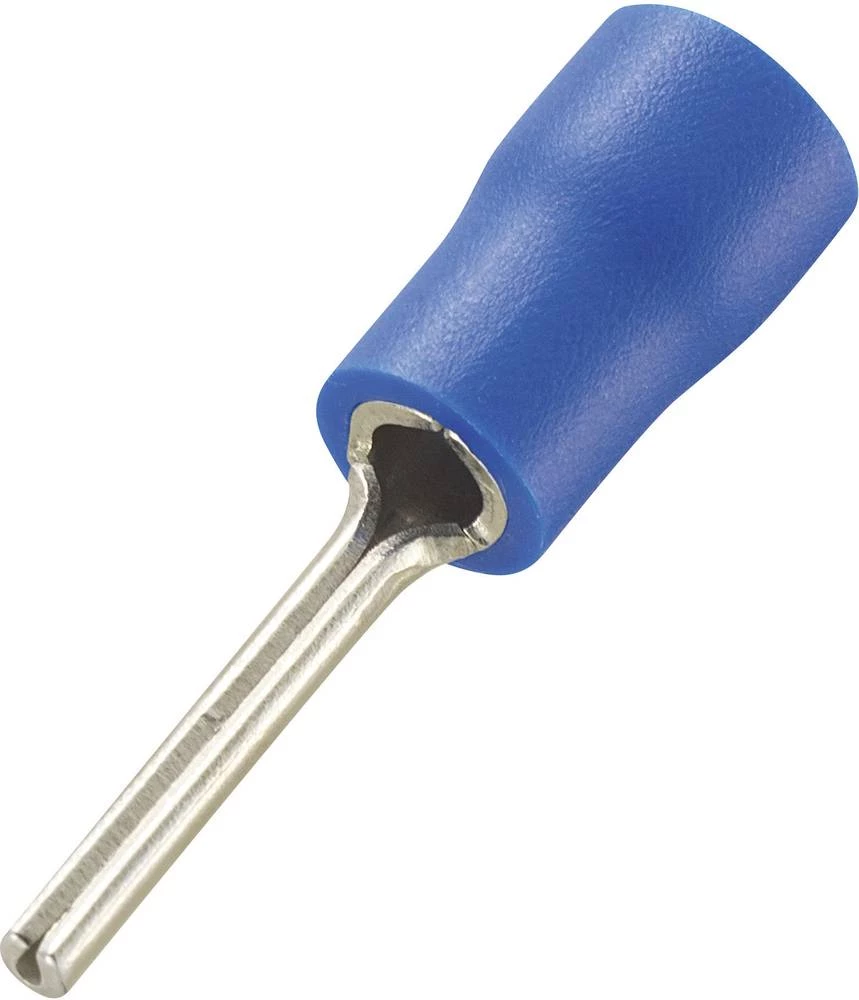 Iglasta kabelska stopica 1.5 mm˛ 2.5 mm˛ djelomično izolirana, plave boje Conrad Components 739307 100 kom. slika
