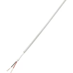 Alarmni kabel LiYY 2 x 0.14 mm˛ bijele boje Conrad Components 607607 50 m