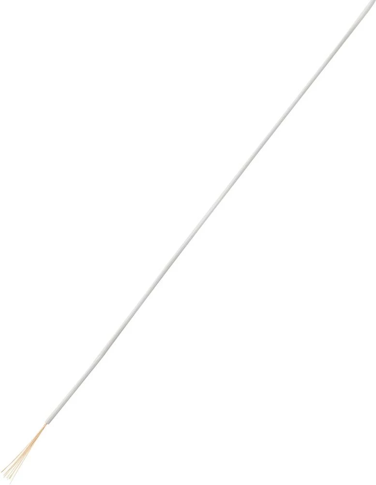 Finožični vodič LiFY 1 x 0.50 mm˛ bijele boje Conrad Components 1180389 25 m slika