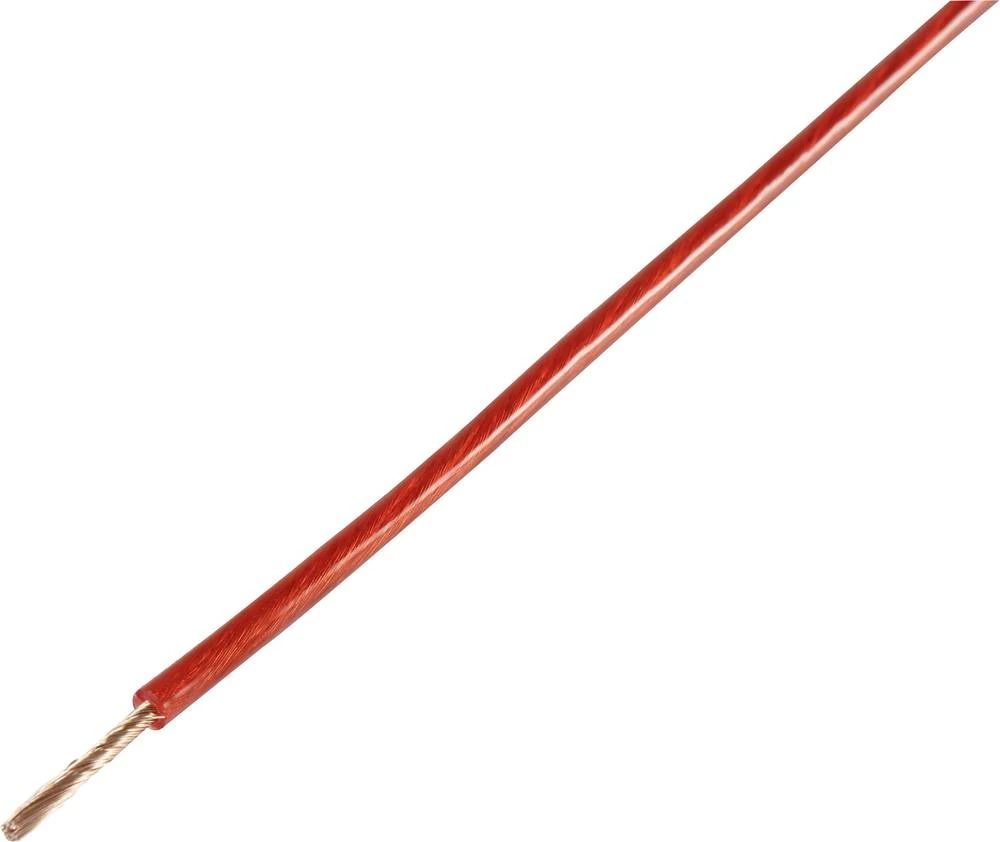 Kabel za uzemljenje 1 x 2.50 mm˛ crvene boje Conrad Components 1386603 5 m slika