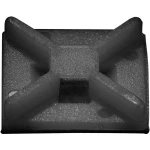 Montažno podnožje, 4-strano uvlačenje, crne boje Conrad Components 541227 50 kom.