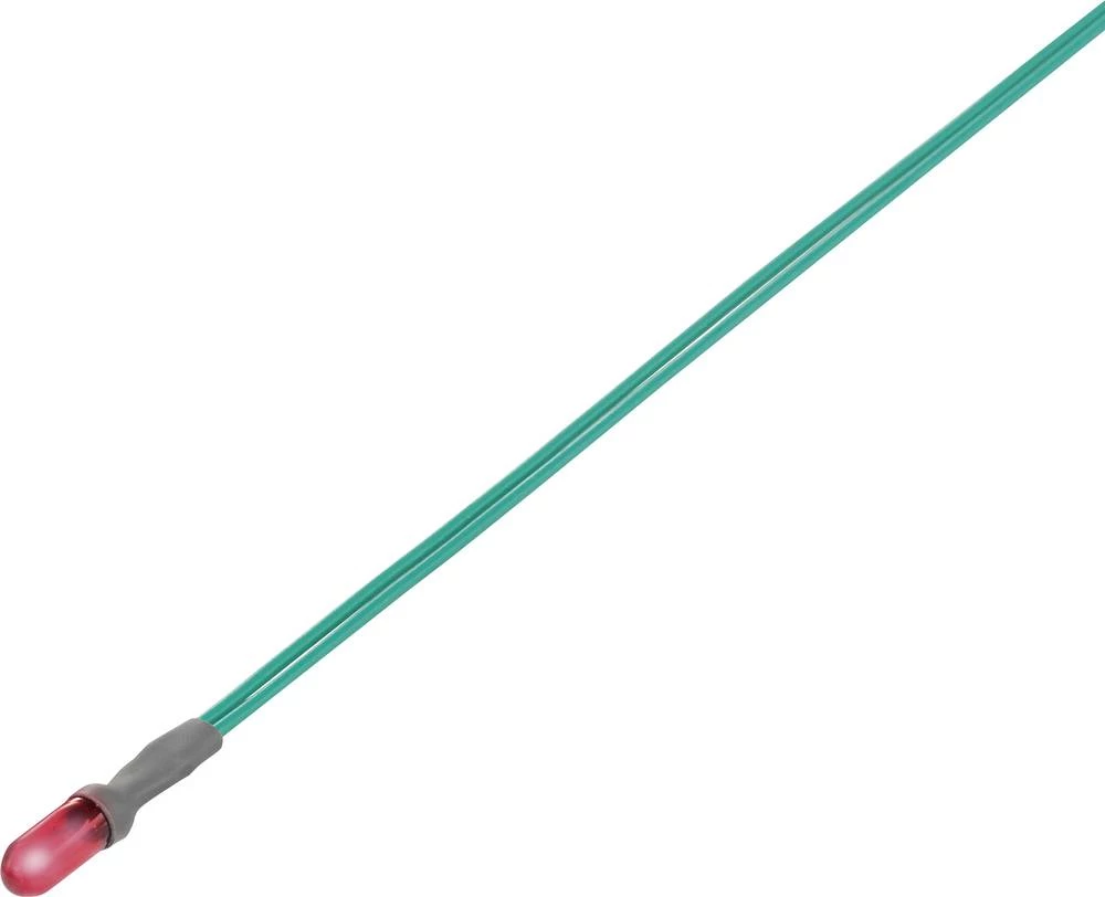 Minijaturna žarulja s priključnim kabelom 12 V 0.72 W crvene boje, sadržaj: 1 kom. slika