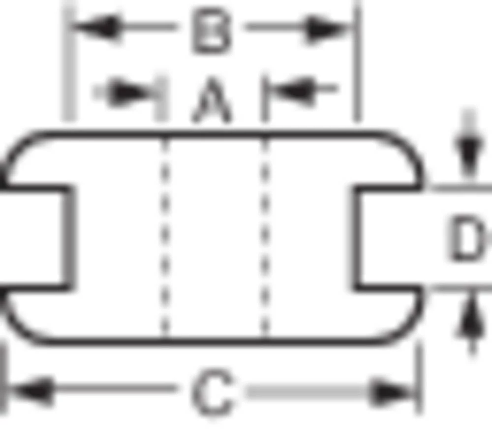 Prilagodnik za usmjeravanje kablova, promjer sponke (maks.) 8 mm PVC crne boje 1 kom. slika