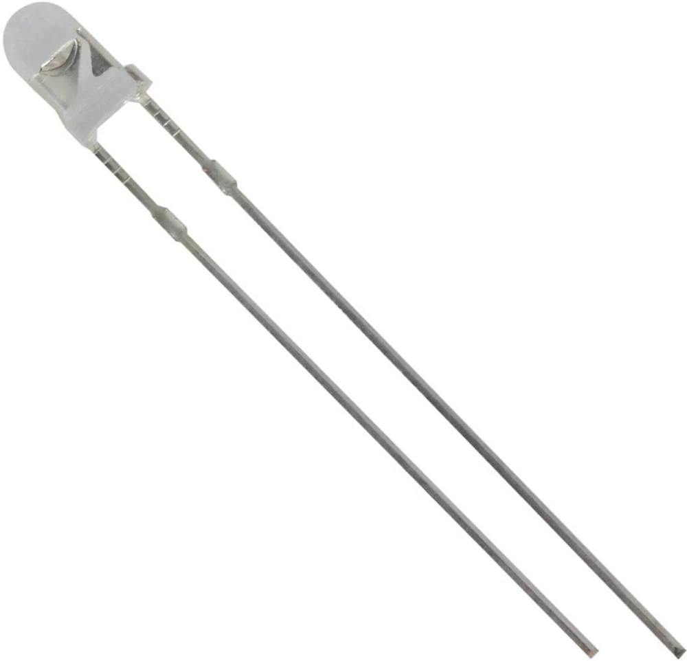 Ožičana LED dioda, plave boje, okrugla 3 mm 1800 mcd 25 ° 20 mA 3.1 V TRU Components 1573686 slika
