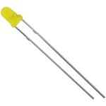 Ožičana LED dioda, žute boje, okrugla 3 mm 130 mcd 60 ° 20 mA 2.1 V TRU Components 1573698