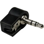 Klinken utični konektor 3.5 mm utikač, kutni broj polova: 3 stereo, crne boje TRU Components 1 kom.