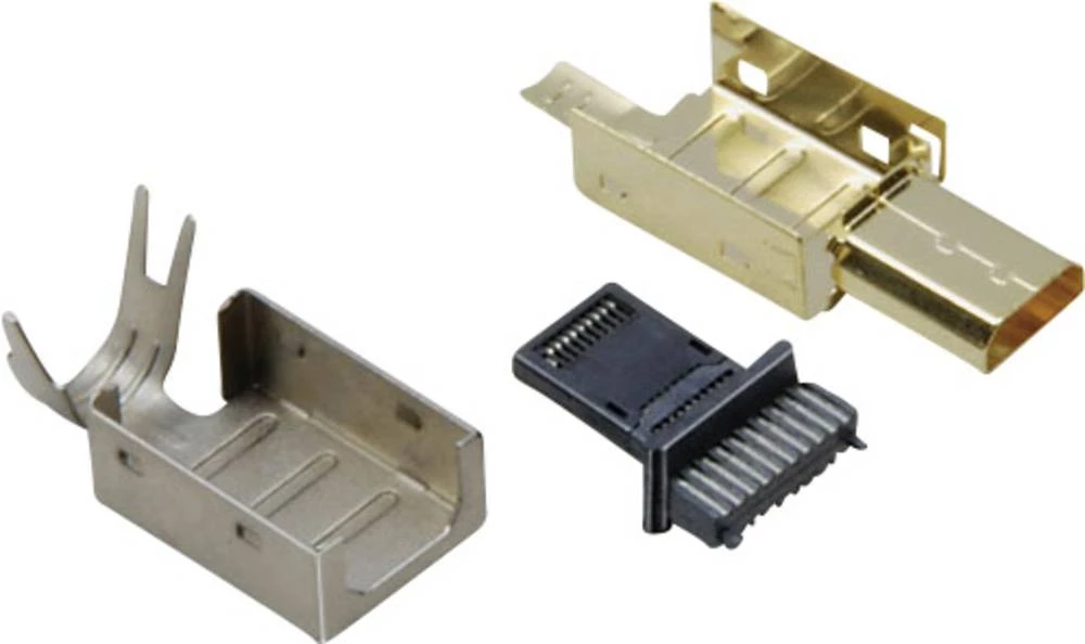 HDMI-konektor, utikač, ravan TRU Components 1 kom. slika