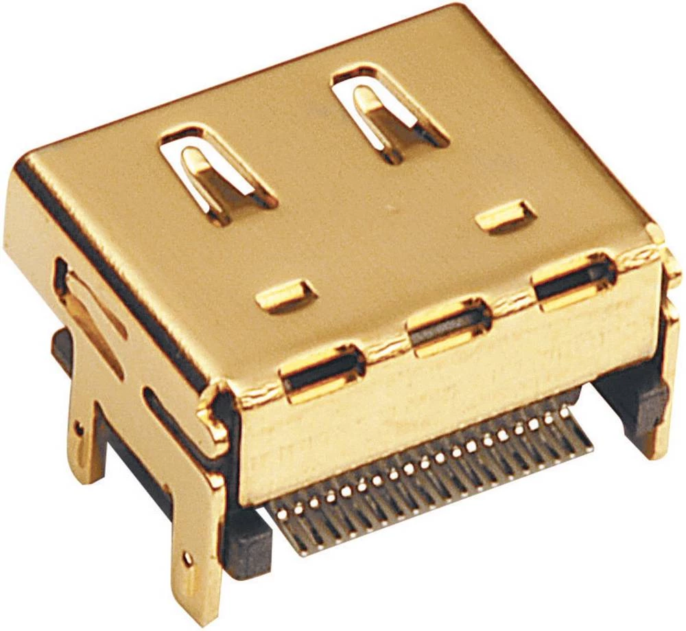 HDMI-konektor, utičnica, vertikalna ugradnja TRU Components 1 kom. slika