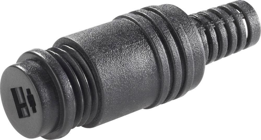 Utični priključak za zvučnike, utičnica, ravna, broj polova: 2 crne boje TRU Components 1 kom. slika