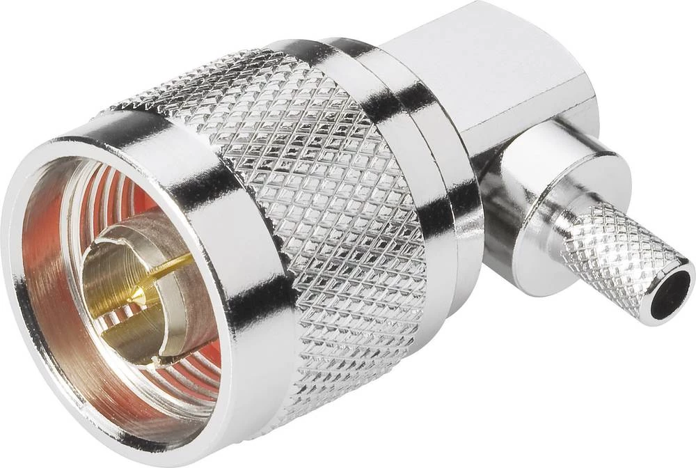 N-utični konektor, utikač, kutni TRU Components 1 kom. slika