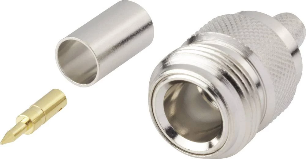 N-reverzni utični konektor, utičnica, ravna 50 ? TRU Components 1 kom. slika