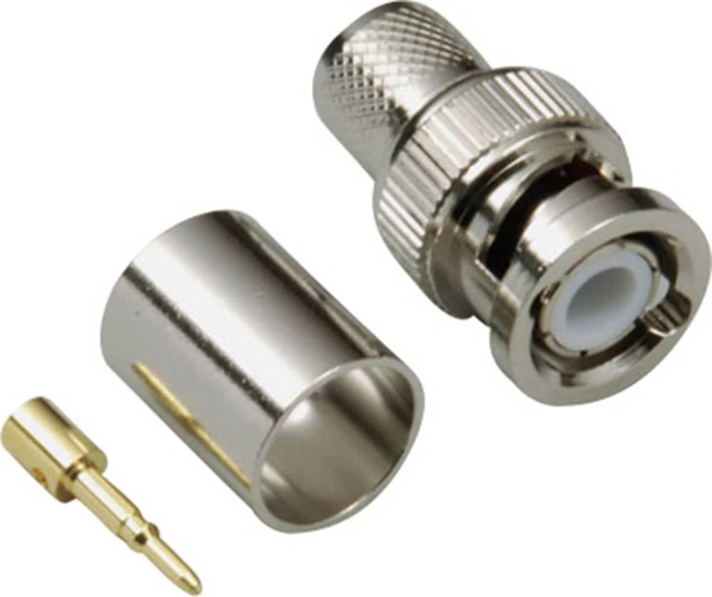 BNC-konektor, utikač, ravan 50 ? TRU Components 1 kom. slika