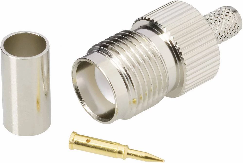 TNC-reverzni utični konektor, utičnica, ravna TRU Components 1 kom. slika