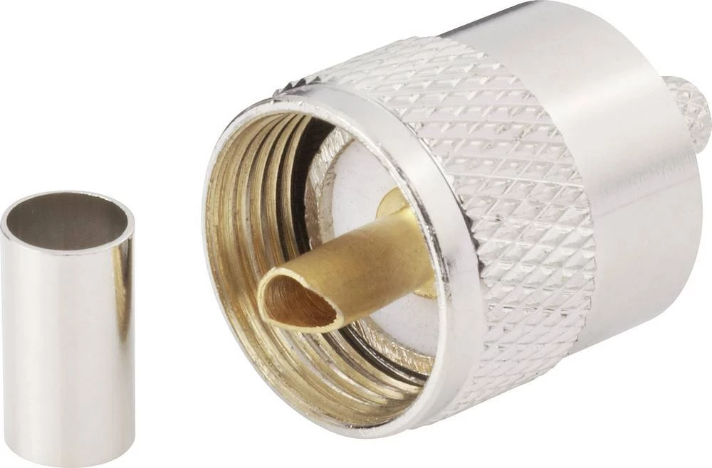 UHF-utični konektor, utikač, ravan TRU Components 1 kom. slika