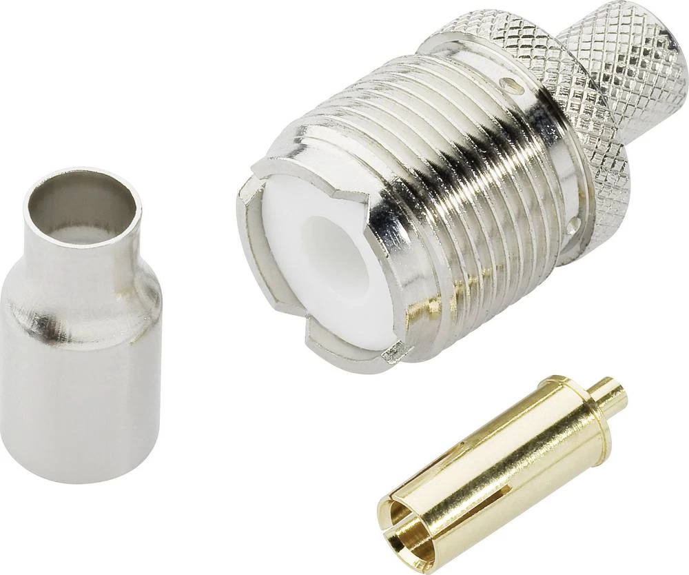 UHF-utični konektor, utičnica, ravna TRU Components 1 kom. slika