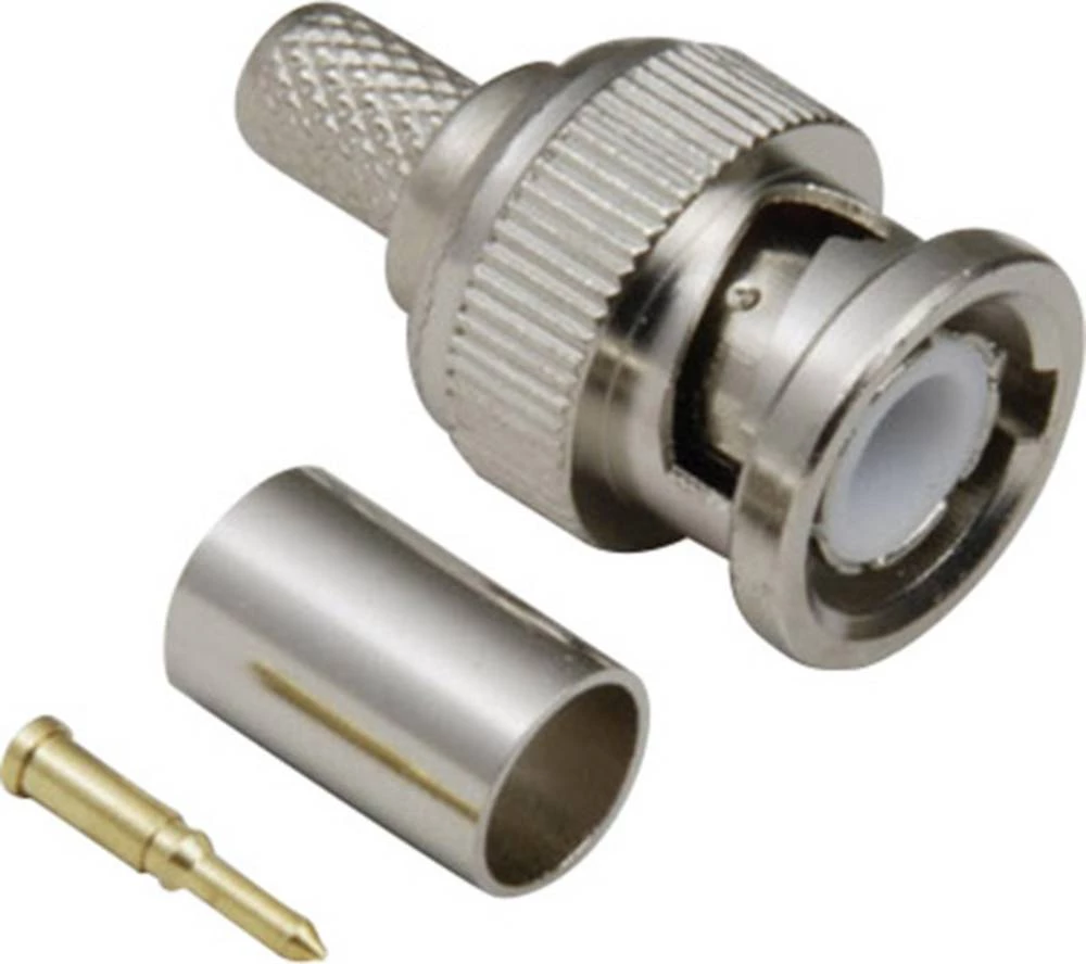 BNC-konektor, utikač, ravan 50 ? TRU Components 1 kom. slika