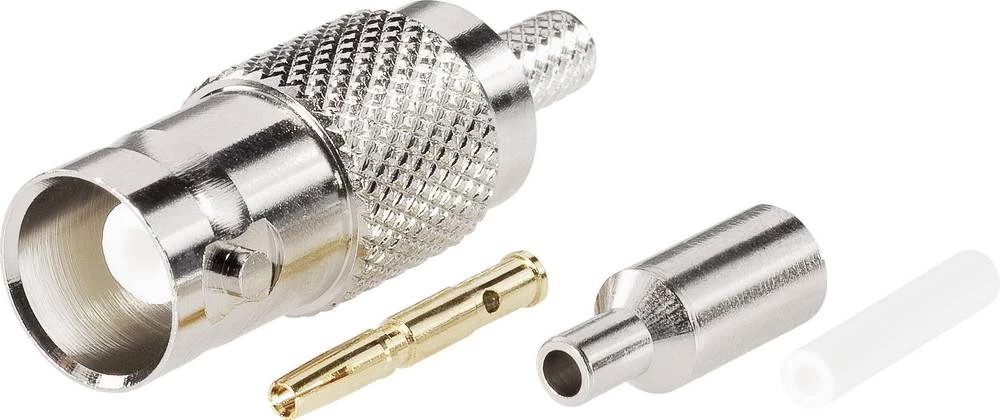 BNC-konektor, utičnica, ravna 50 ? TRU Components 1 kom. slika
