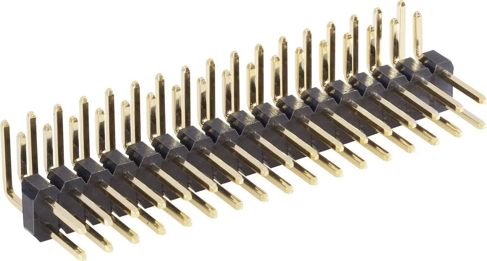 Letva s muškim kontaktima (standardna) broj redova: 2 broj polova na red: 8 TRU Components 1581042 1 kom. slika