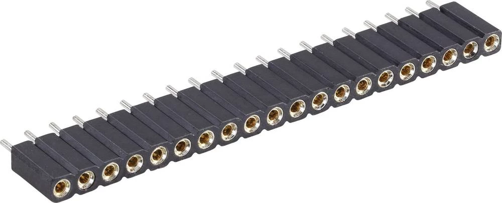 Letva sa ženskim kontaktima (precizna), broj redova: 1 broj polova na red: 20 TRU Components 1581047 1 kom. slika