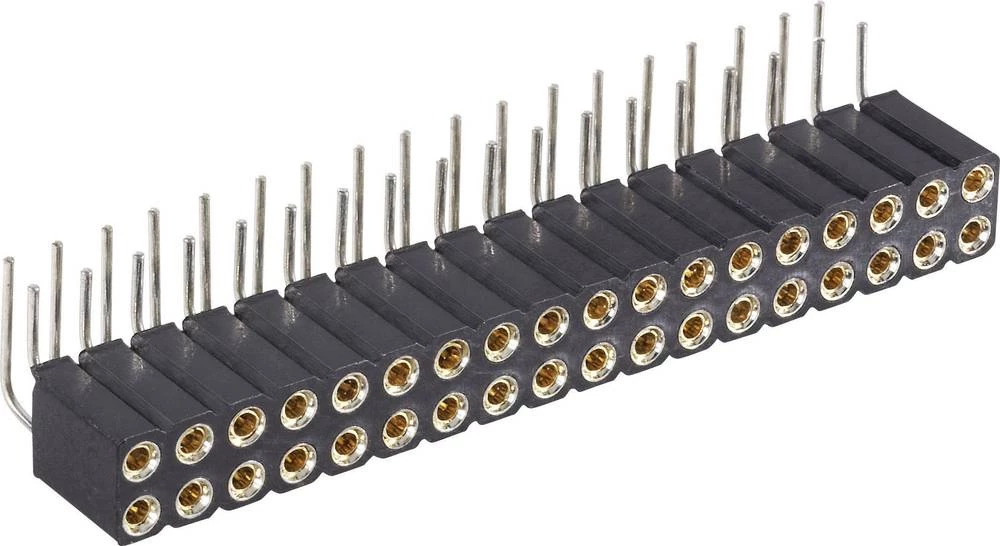 Letva s muškim kontaktima (precizna) broj redova: 2 broj polova na red: 10 TRU Components 1581055 1 kom. slika