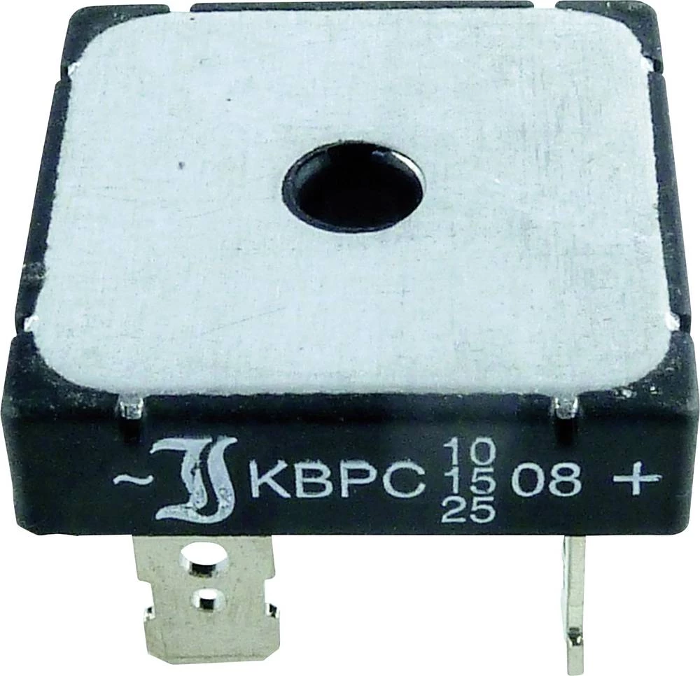 Mosni ispravljač TRU Components TC-KBPC10/15/2502FP KBPC 200 V 25 A jednofazni slika