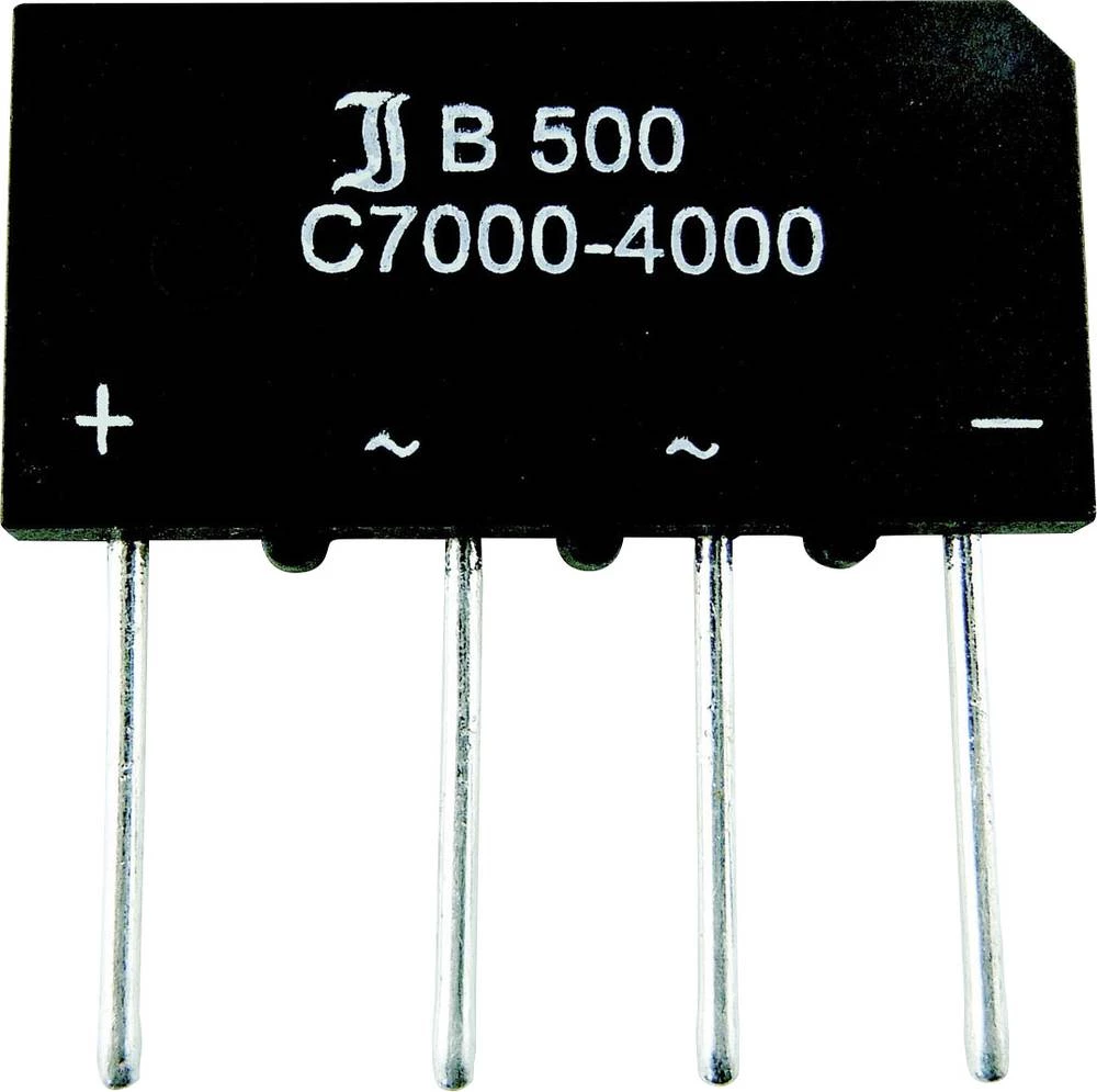 Mosni ispravljač TRU Components TC-B40C5000A SIL-4 80 V 5 A jednofazni slika