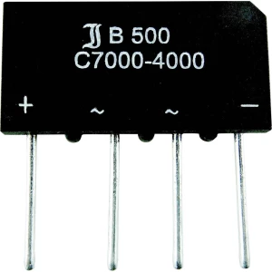 Mosni ispravljač TRU Components TC-B250C5000A SIL-4 600 V 5 A jednofazni slika