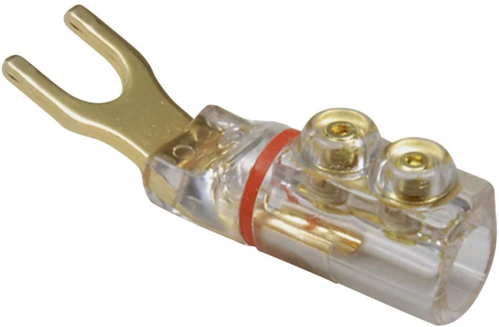 Viličasta kabelska cipelica 0.5 mm˛ 16 mm˛ promjer rupe=8.2 mm djelomično izolirana, crvene boje TRU Components 158221 slika