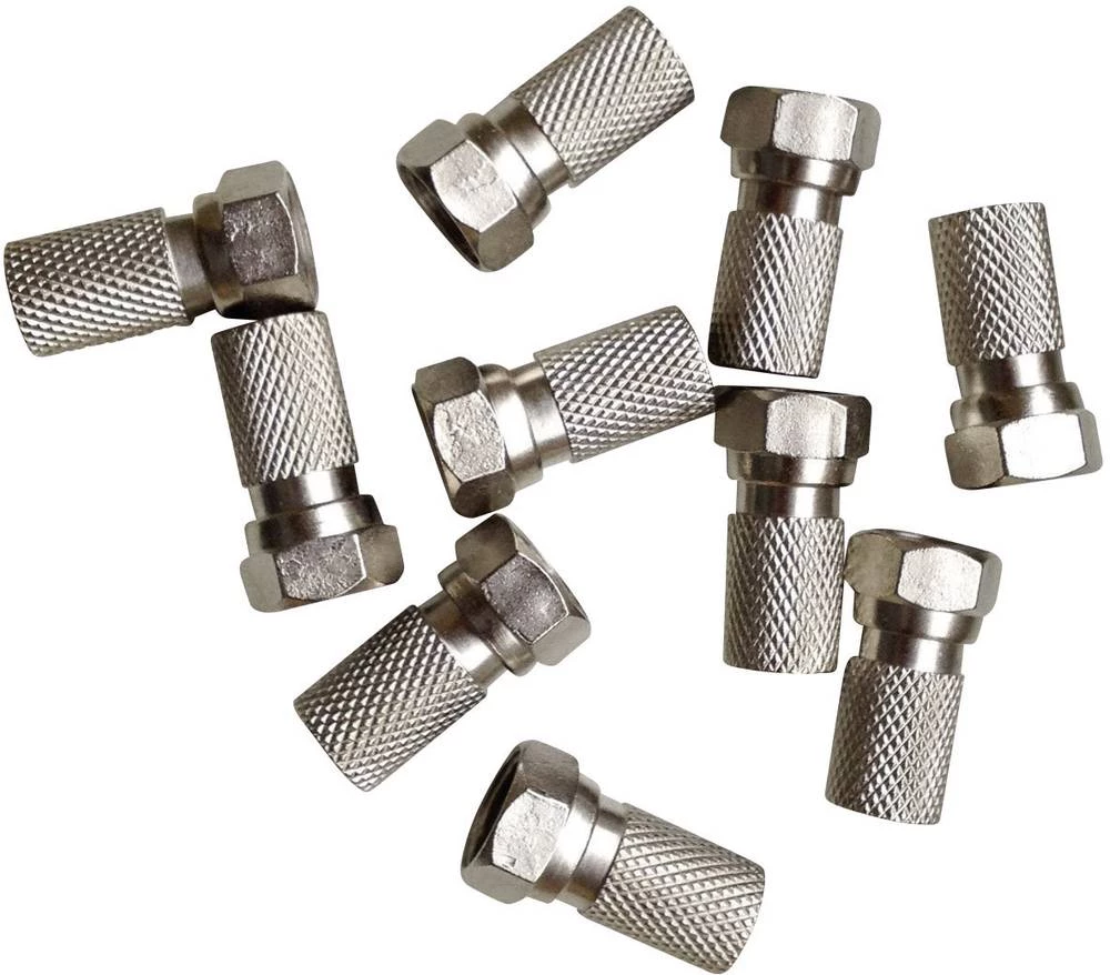 F-utikač 10-dijelni osnovni komplet, utični konektor, promjer kabela: 7.20 mm slika