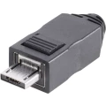 Micro-A USB utikač 2.0 utikač, ravan utikač tip A ravan s kućištem TRU Components sadržaj: 1 kom. slika