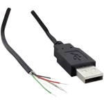 USB A utikač 2.0 s otvorenim krajem kabela USB A utikač 2.0 TRU Components sadržaj: 1 kom.