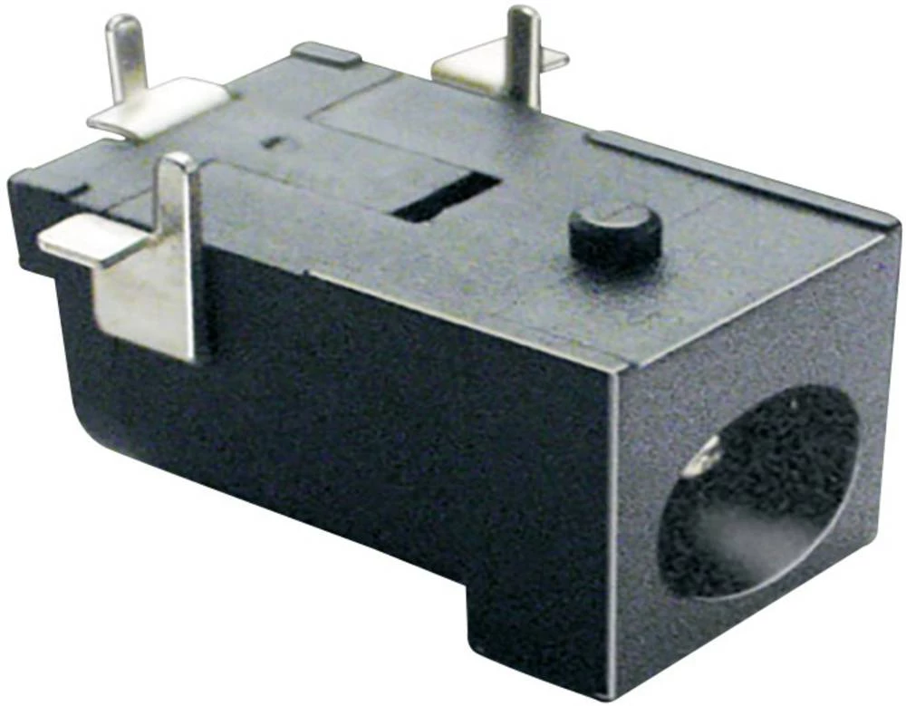 Niskonaponski konektor, utičnica, horizontalna ugradnja 6.3 mm 2.5 mm TRU Components 1 kom. slika